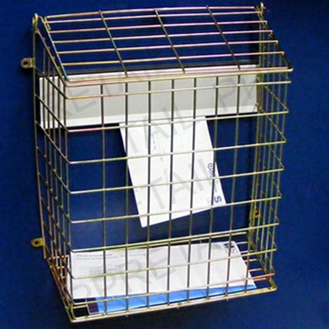 metal letter box holder|inside door letter box cage.